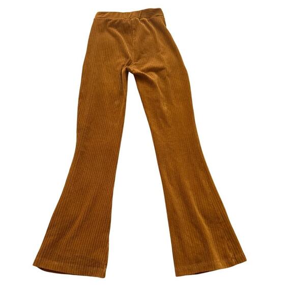 Urban Outfitters Marigold Flare Pants Women's High Waist Ribbed Knit Retro Y2k - Picture 6 of 14